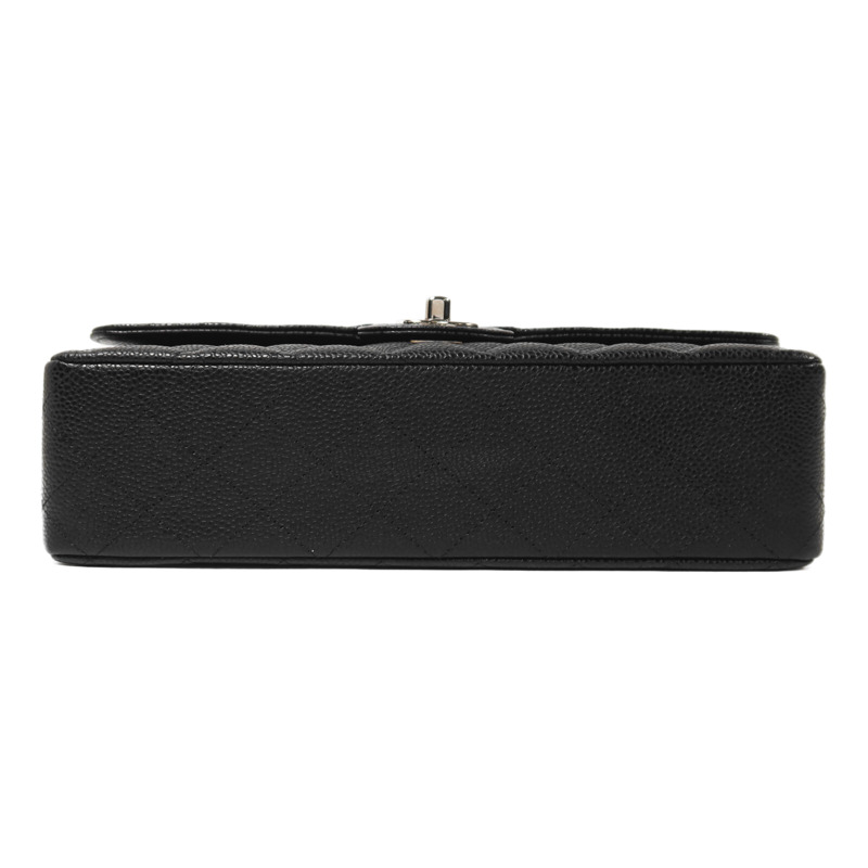 CHANEL 牛皮皮革Classic 25銀扣鏈帶肩背袋-3