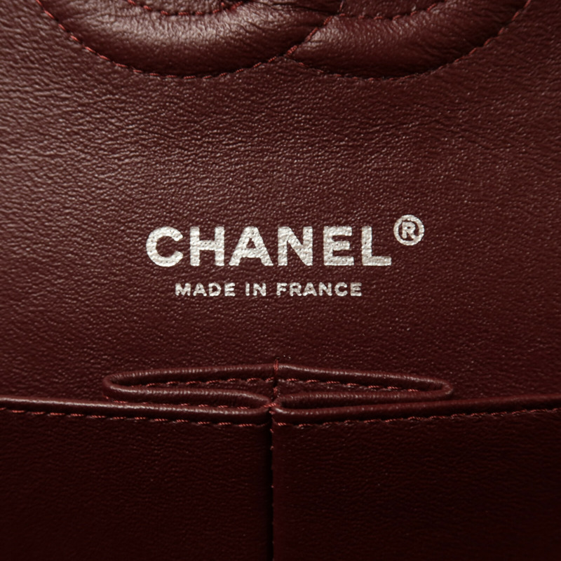 CHANEL 牛皮皮革Classic 25銀扣鏈帶肩背袋-6