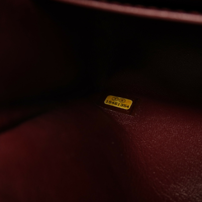 CHANEL 牛皮皮革Classic 25銀扣鏈帶肩背袋-7