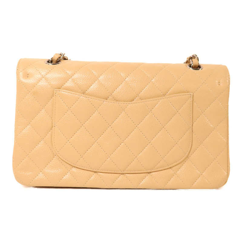 CHANEL 牛皮皮革Classic 25銀扣鏈帶肩背袋-1