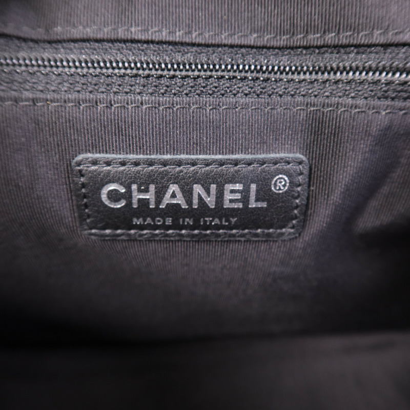 CHANEL 牛皮皮革Shoulder Bag銀扣鏈帶肩背袋-5