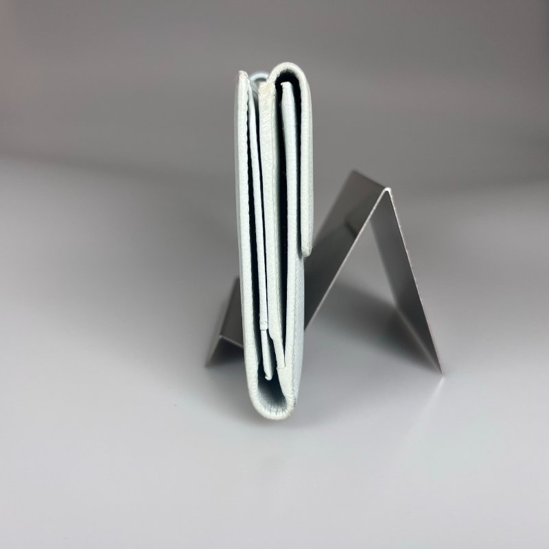 CHANEL VINTAGE釦式長夾 綠 9開-3