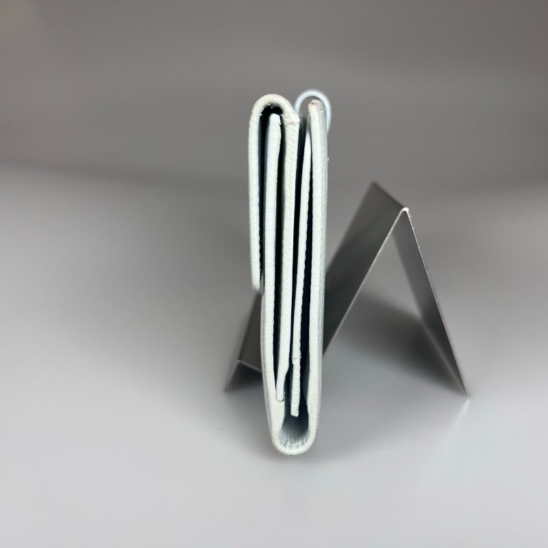 CHANEL VINTAGE釦式長夾 綠 9開-4