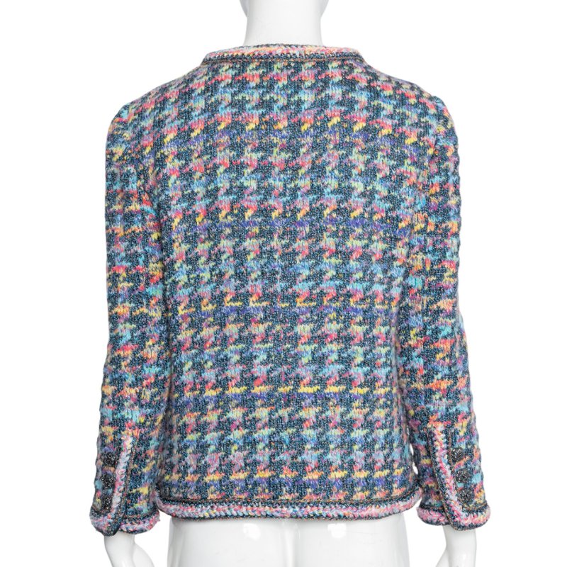 CHANEL香奈兒真絲粗花呢夾克外套-1