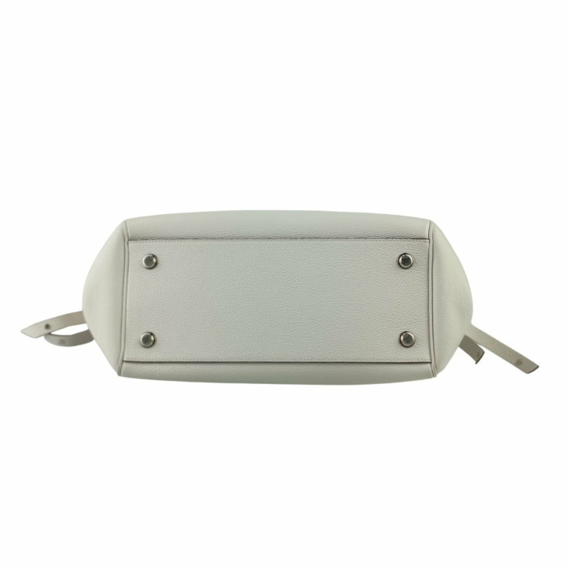 路易威登 Mila MM M55024 白色小牛皮女士手提包-3