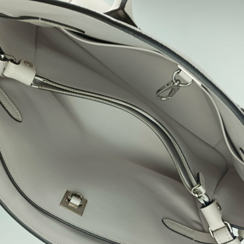 路易威登 Mila MM M55024 白色小牛皮女士手提包-6