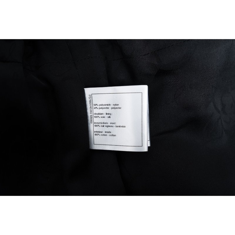 CHANEL香奈兒皮革飾邊夾克外套-3