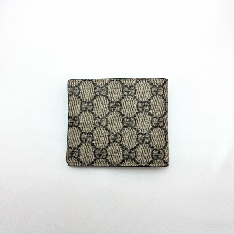 gucci 473954 黃虎頭短夾-2