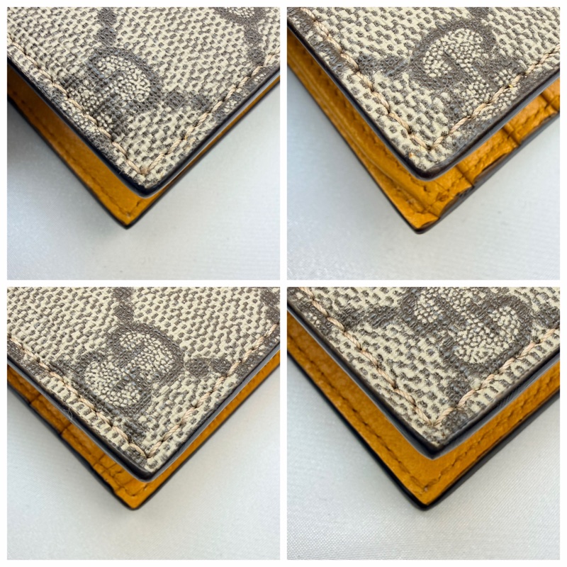 gucci 473954 黃虎頭短夾-6