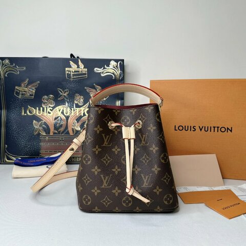 LV 新款Neonoe BB老花水桶包