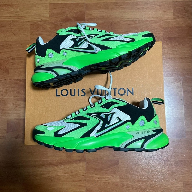 路易威登Lv Runner Tatic低幫休閒鞋 男款 綠色41碼-0