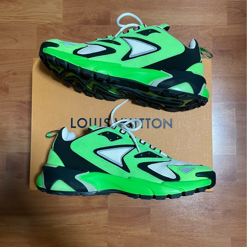 路易威登Lv Runner Tatic低幫休閒鞋 男款 綠色41碼-1