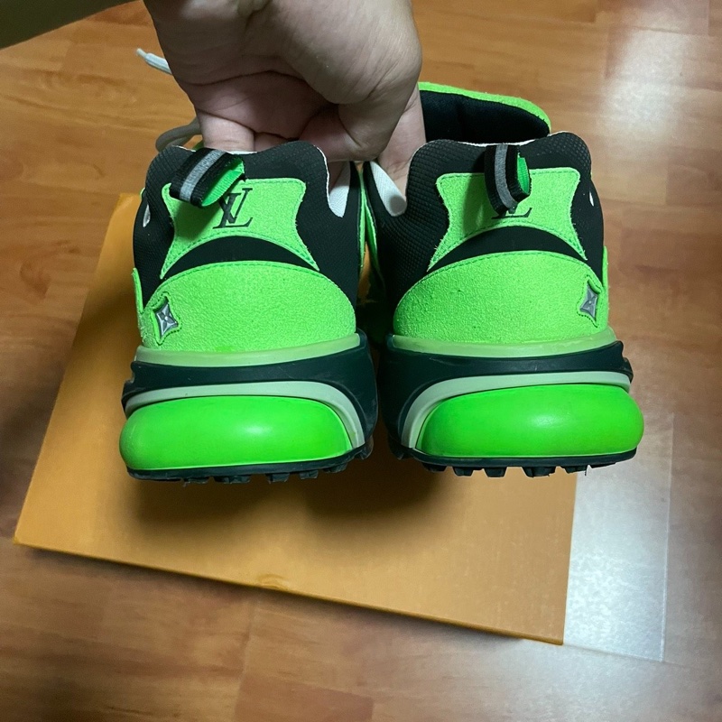 路易威登Lv Runner Tatic低幫休閒鞋 男款 綠色41碼-4