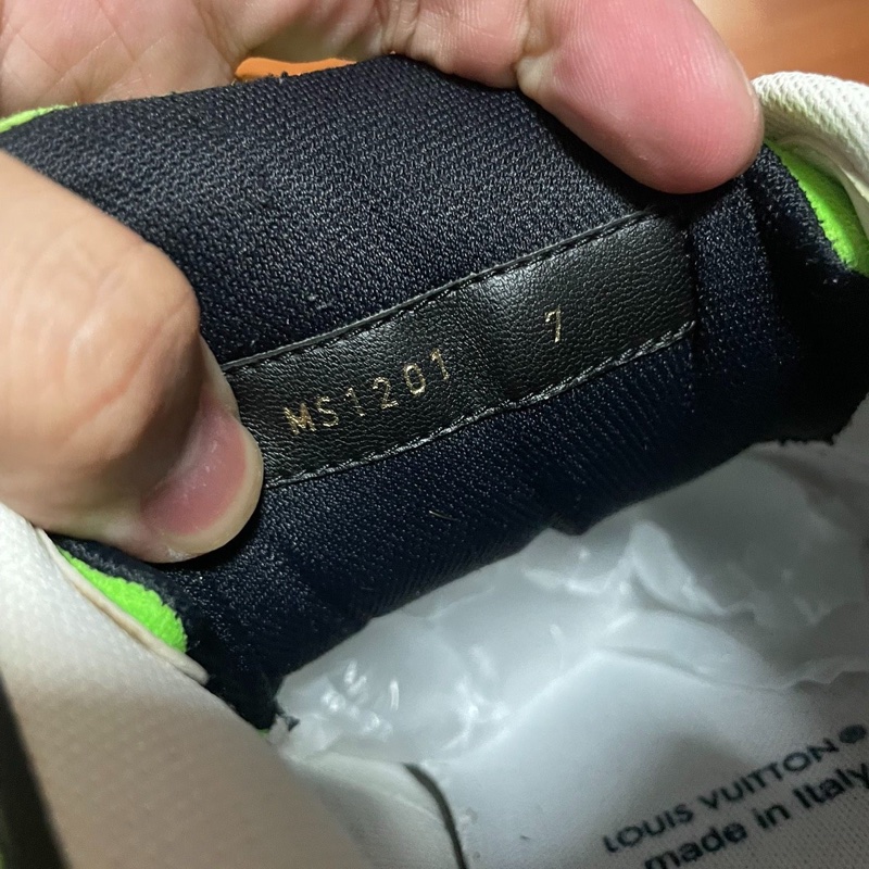 路易威登Lv Runner Tatic低幫休閒鞋 男款 綠色41碼-5