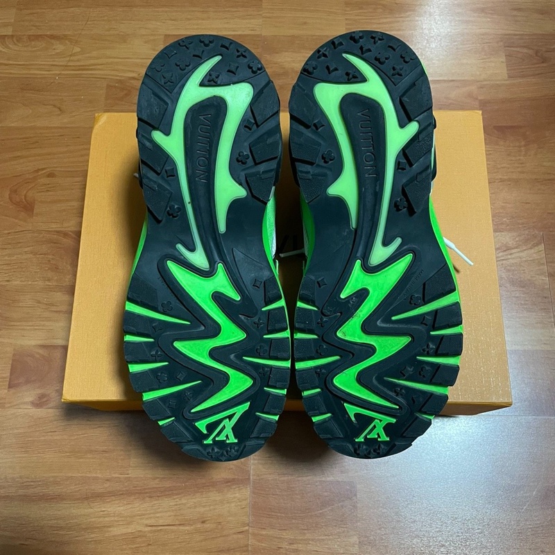 路易威登Lv Runner Tatic低幫休閒鞋 男款 綠色41碼-6