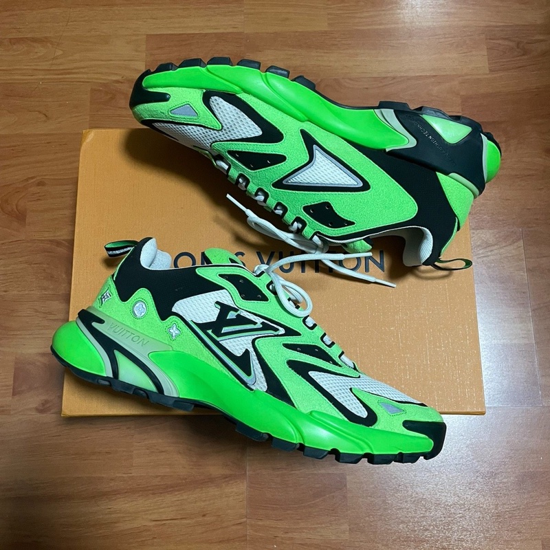 路易威登Lv Runner Tatic低幫休閒鞋 男款 綠色41碼-7