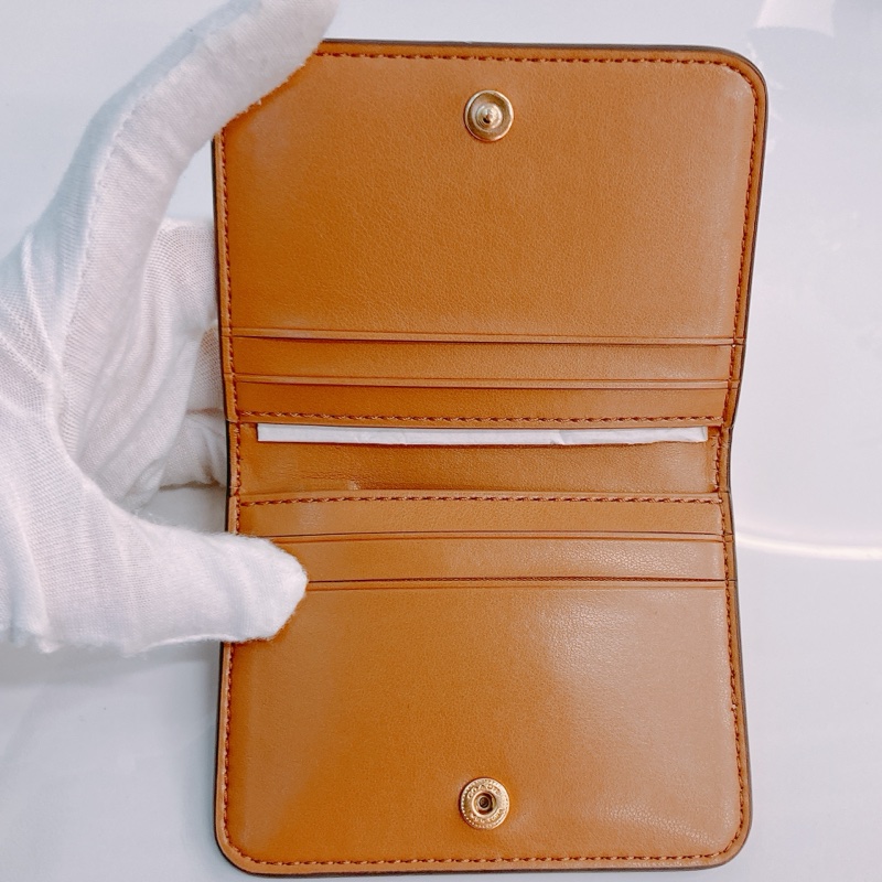 MS0514 COACH 蔻馳象牙白色卡包連鎖匙扣位CARD CASE CALFKSKIN-12