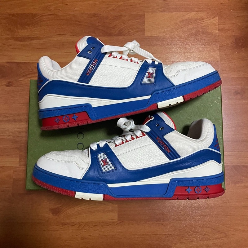 Lv Trainer白藍 路易威登鋼鐵俠配色 尺碼：44碼-0