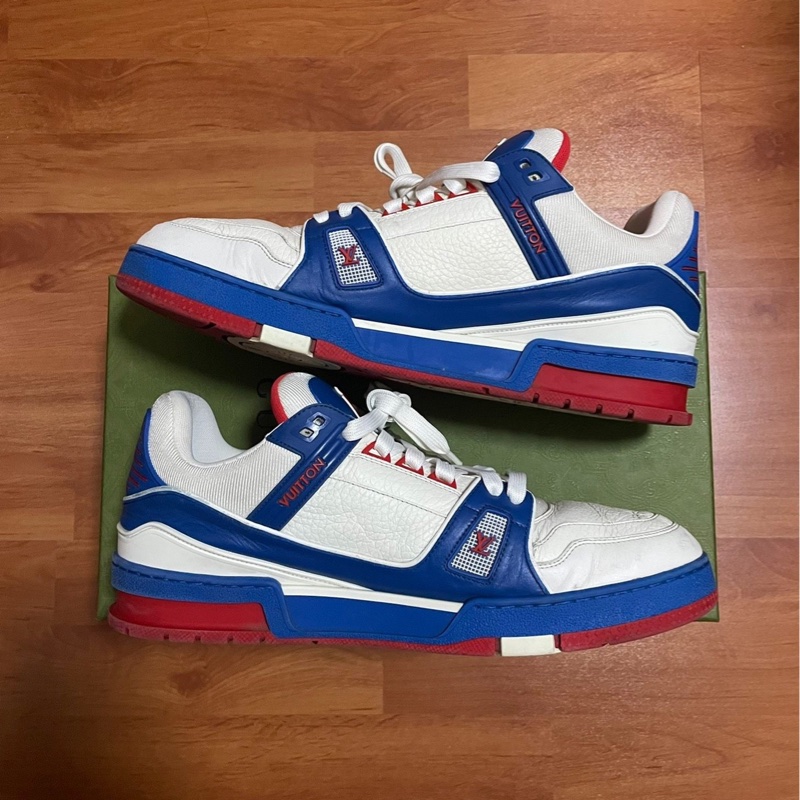 Lv Trainer白藍 路易威登鋼鐵俠配色 尺碼：44碼-1