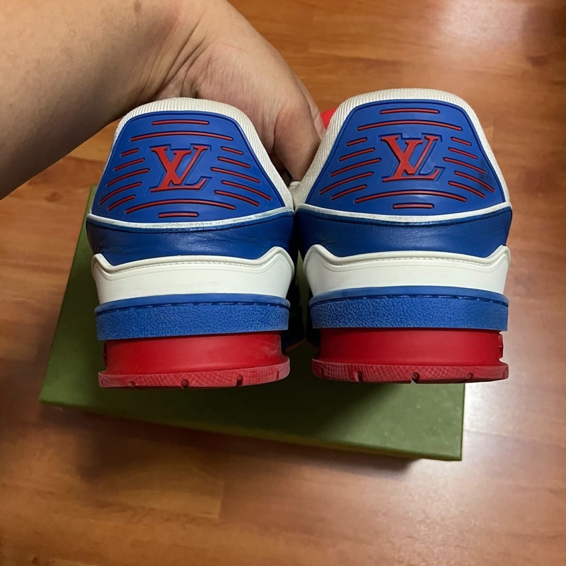 Lv Trainer白藍 路易威登鋼鐵俠配色 尺碼：44碼-5