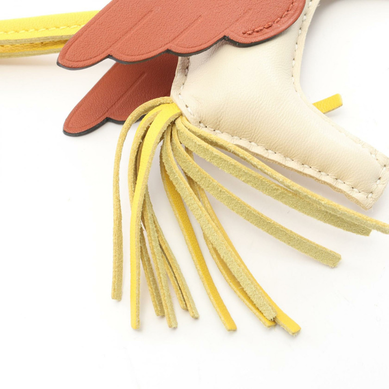 愛馬仕 Rodeo Pegasus PM Cle Brique Saint 吊墜 Agneau milo Swift 皮革 二手 B-5