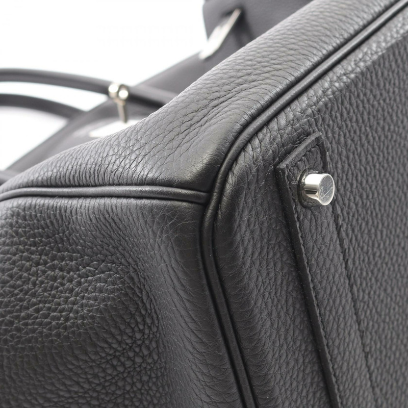 愛馬仕 Birkin 40 手提包，Togo 皮革，黑色，二手，女士，帶五金配件。-7
