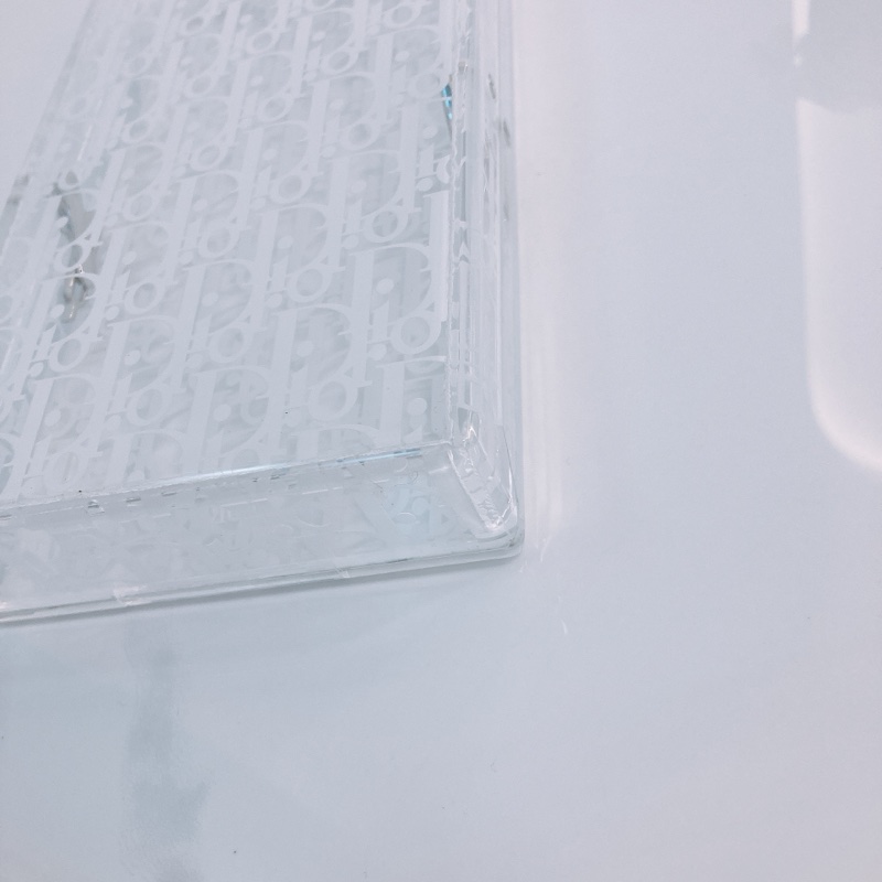 MS0515 CHRISTIAN DIOR 迪奧經典花紋透明水晶硬盒子包包VERTICAL POUCH PLEXIGLASS TRANSLUCENT-18