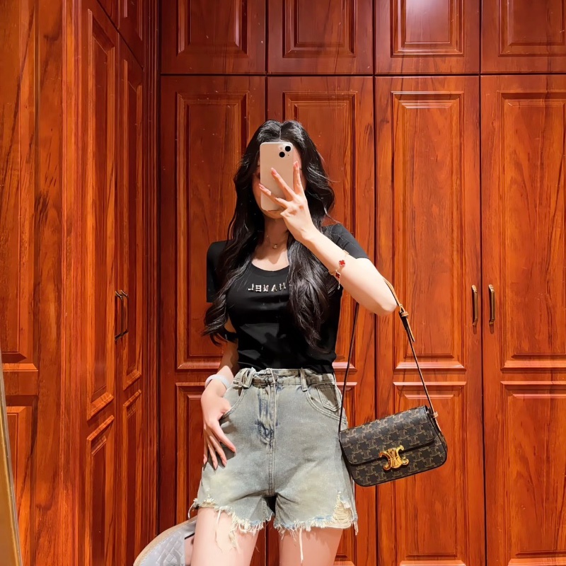 CELINE 凱旋門老花金扣肩背腋下包20.5*11.5*4 98新配件塵袋-0