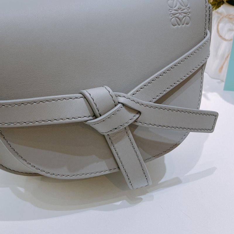 TW4673 Loewe 羅意威 迷你手袋 灰色 Mini Gate Bag Calfskin Grey-8