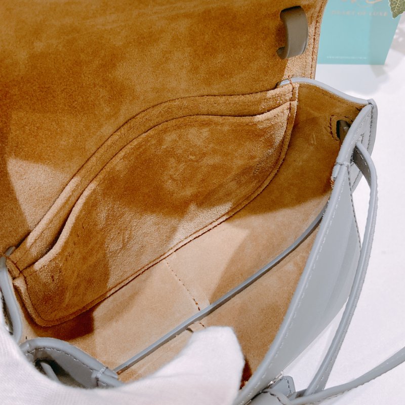 TW4673 Loewe 羅意威 迷你手袋 灰色 Mini Gate Bag Calfskin Grey-10