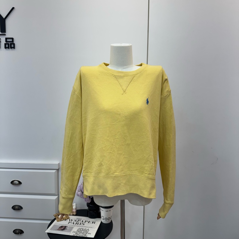 Polo Ralph Lauren鵝黃色衛衣-0