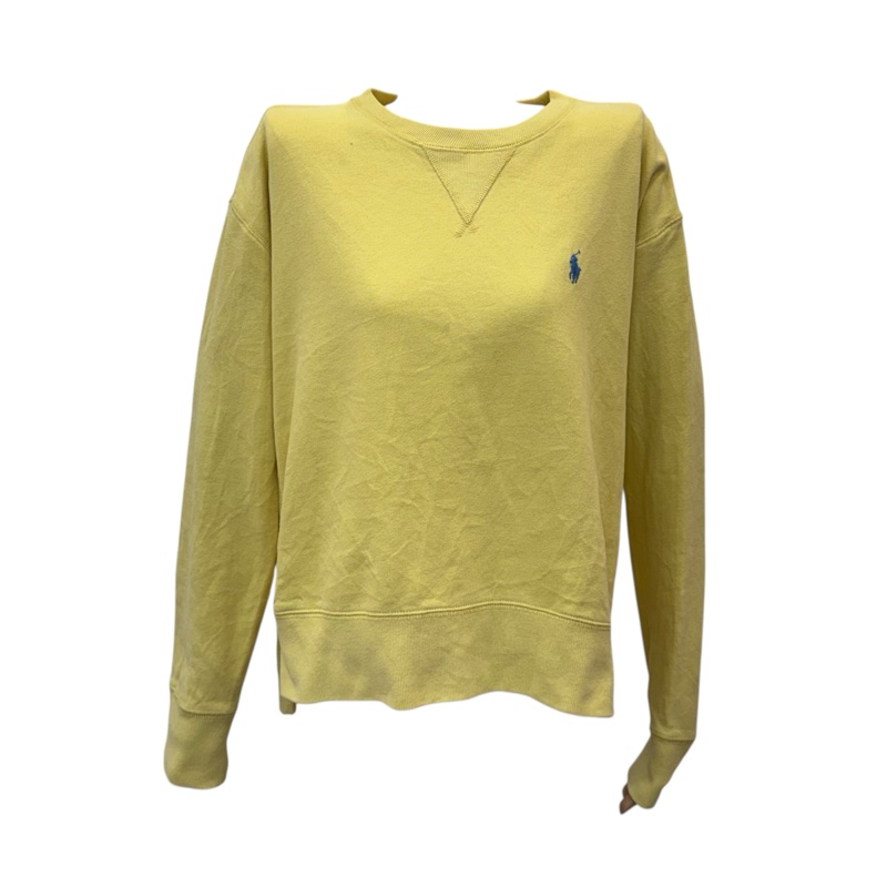 Polo Ralph Lauren鵝黃色衛衣-1