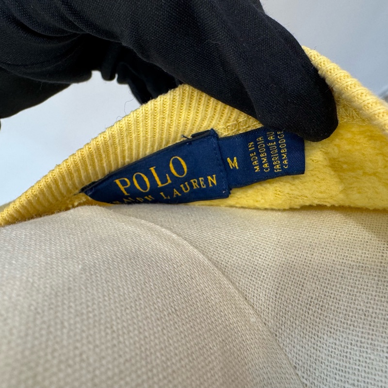 Polo Ralph Lauren鵝黃色衛衣-6