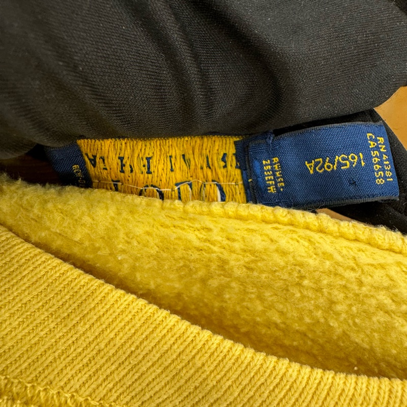 Polo Ralph Lauren鵝黃色衛衣-8