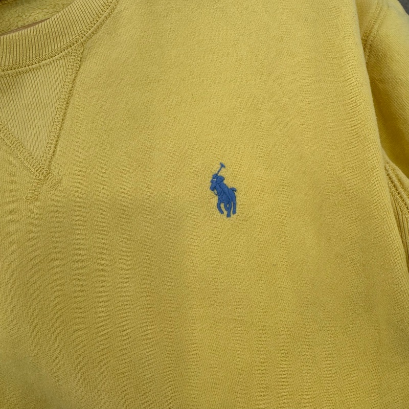 Polo Ralph Lauren鵝黃色衛衣-13