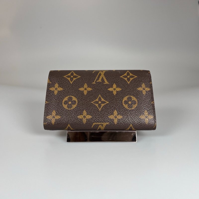 LV M61730  老花對開短夾-2