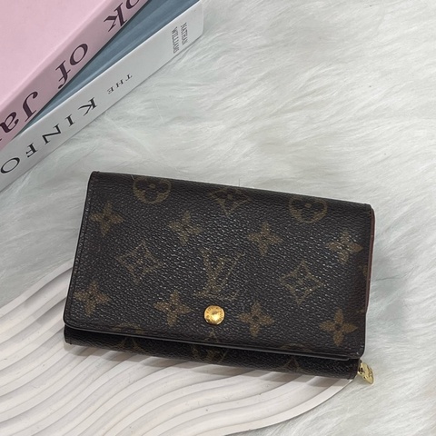 LV M61730  老花對開短夾