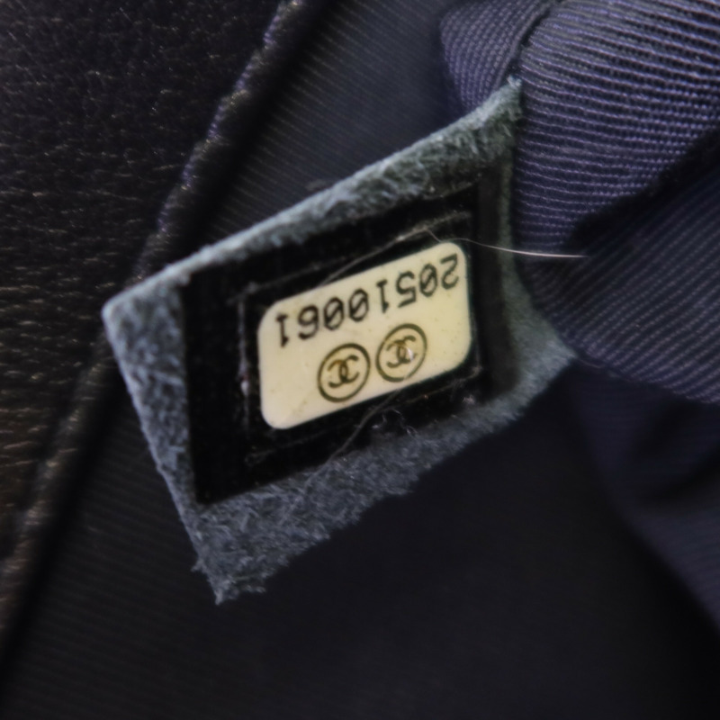 CHANEL 羊皮皮革Boy 25金扣鏈帶肩背袋-6