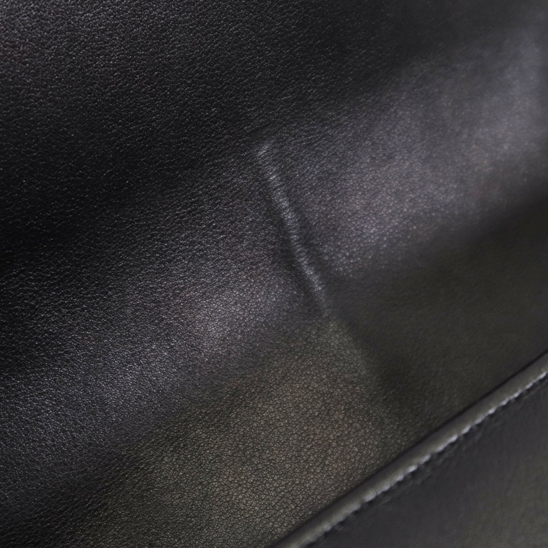 CHANEL 羊皮皮革Boy 25金扣鏈帶肩背袋-15