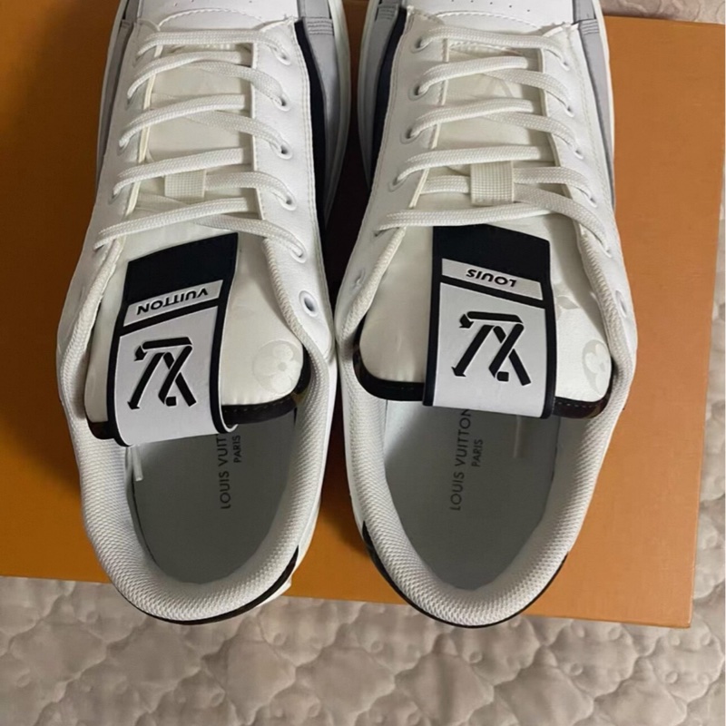 路易威登正品Lv charlie熊貓板鞋 黑白色 44.5碼-4