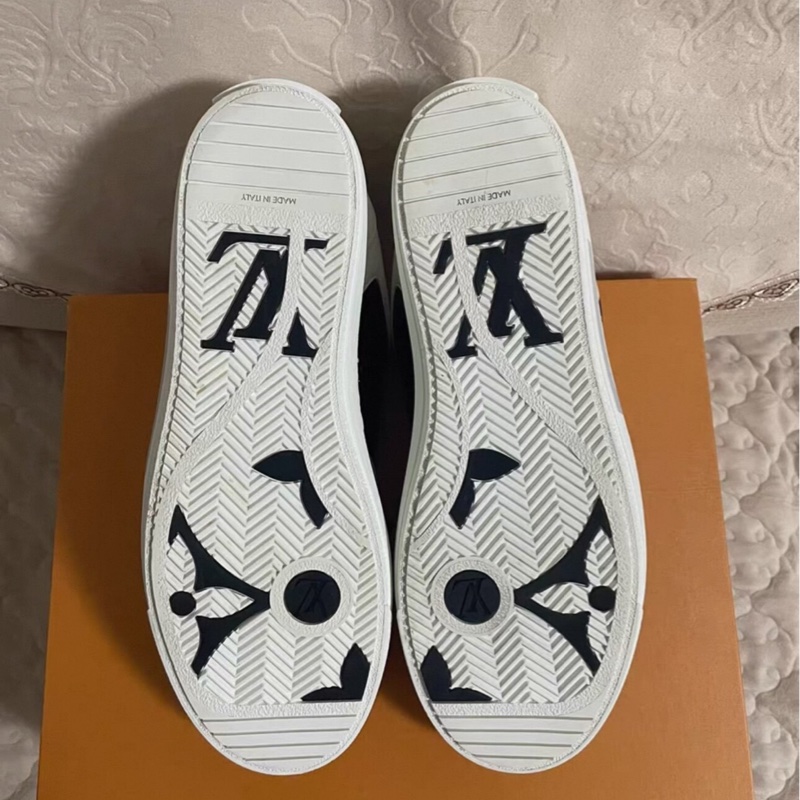 路易威登正品Lv charlie熊貓板鞋 黑白色 44.5碼-8