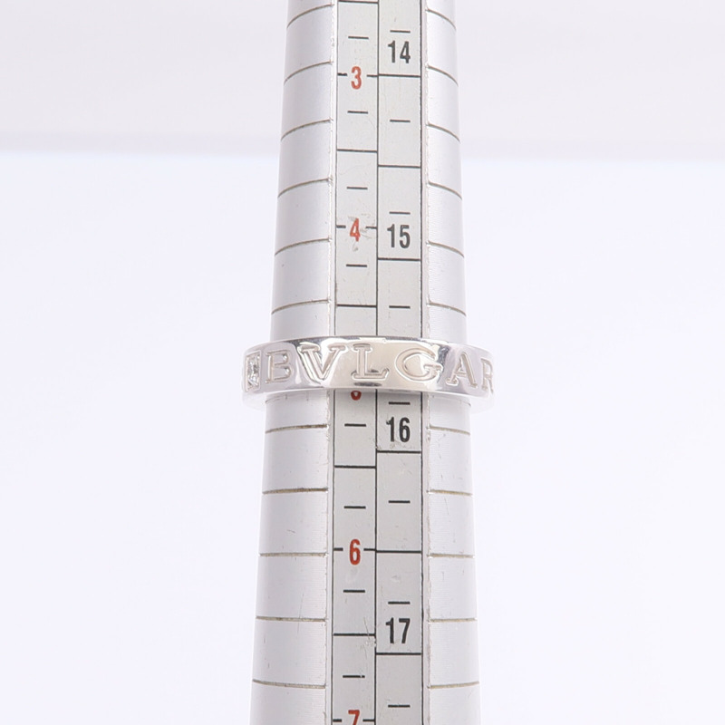 BVLGARI 18K白金B.zero 1 Ring鑽石戒指US#5-5
