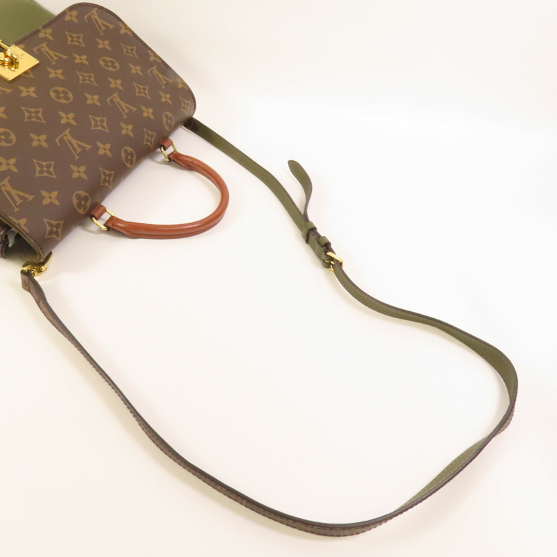 LOUIS VUITTON Monogram Marignan金扣手挽肩背兩用袋-5