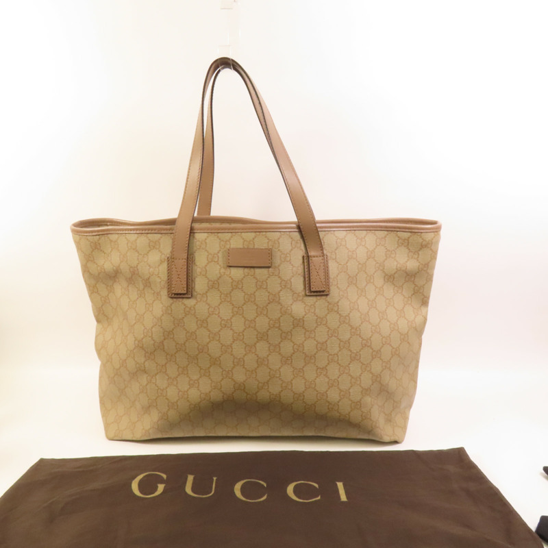 GUCCI 塗層帆布GG Supreme Tote Bag手挽袋-9