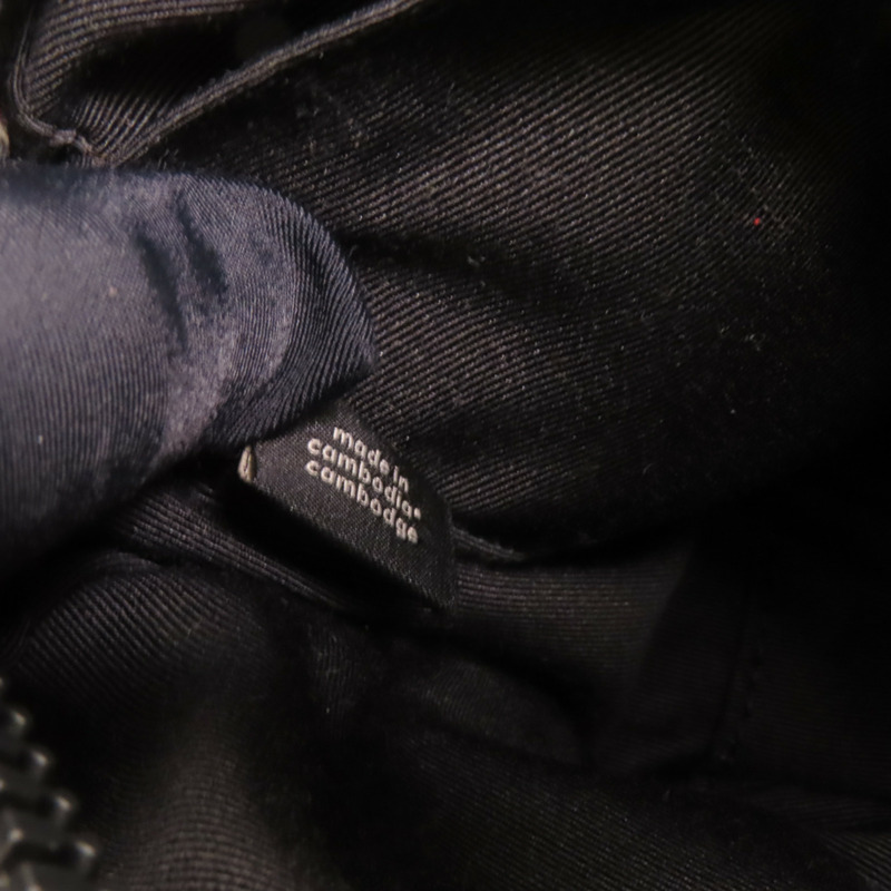 COACH 塗層帆布Sholder Bag銀扣肩背袋-8