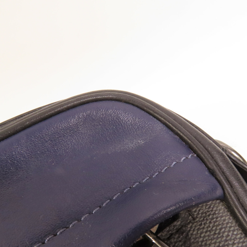 COACH 塗層帆布Sholder Bag銀扣肩背袋-14