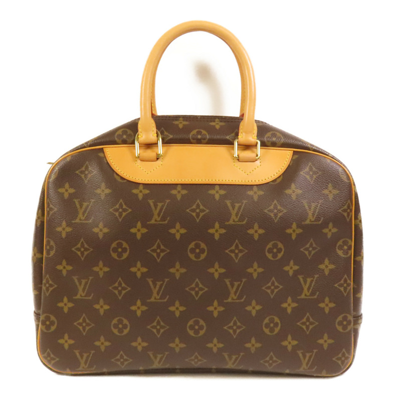 LOUIS VUITTON Monogram Deauville GM金扣手挽袋-1