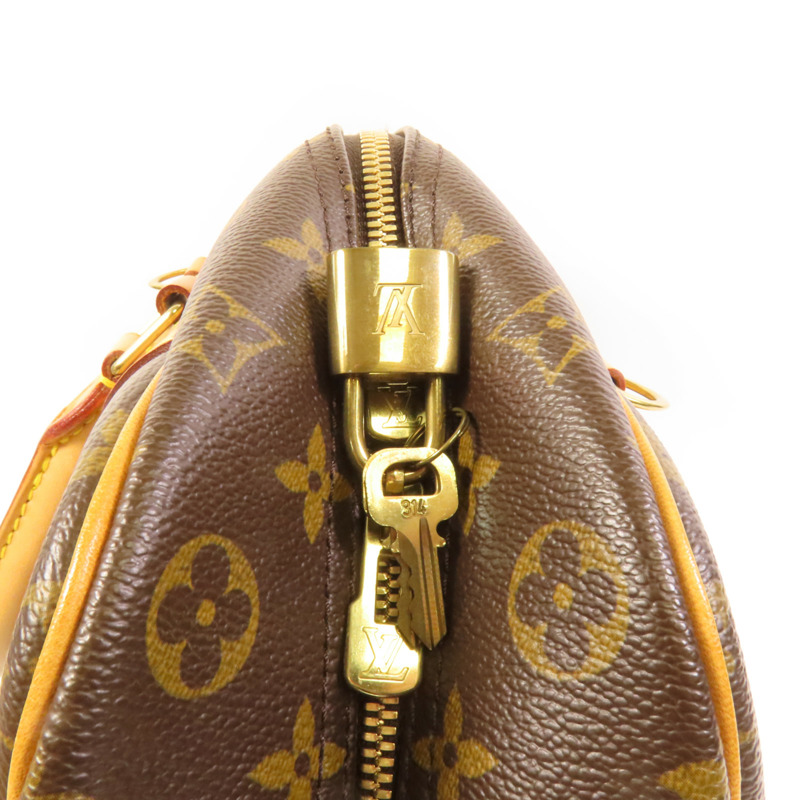 LOUIS VUITTON Monogram Deauville GM金扣手挽袋-5
