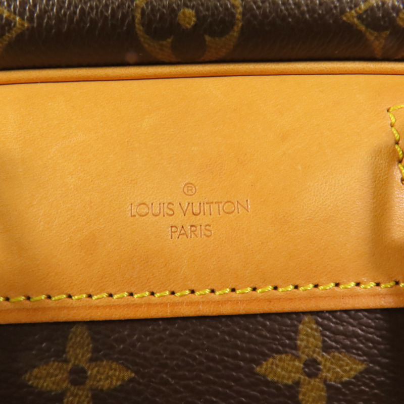 LOUIS VUITTON Monogram Deauville GM金扣手挽袋-6