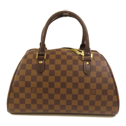 LOUIS VUITTON Damier Ribera MM金扣手挽袋
